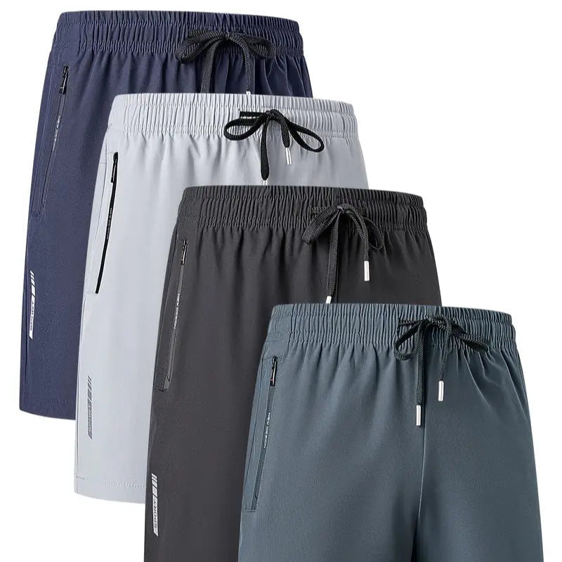 Men's Trendy Stretchable Cotton Shorts (Pack of 4)