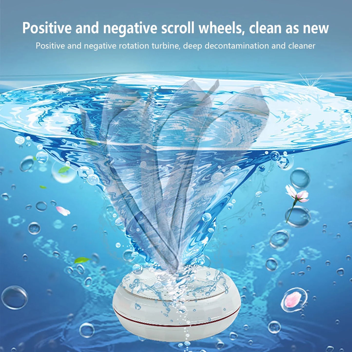 2-In-1 Mini Portable Washing Machine ( 1-Year Warranty)