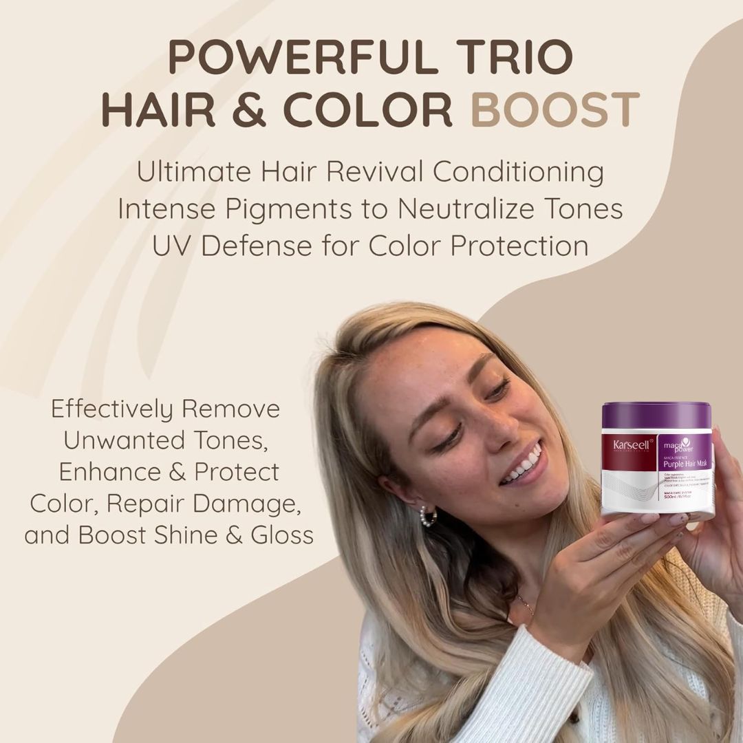 Karseell Maca Power Purple Hair Mask (Buy 1 Get 1 Free)