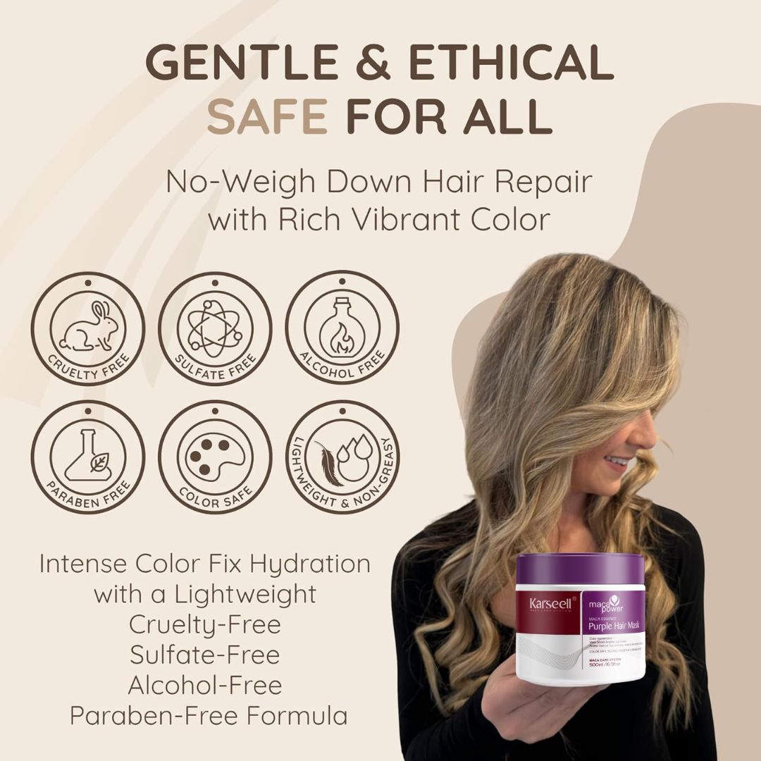 Karseell Maca Power Purple Hair Mask (Buy 1 Get 1 Free)