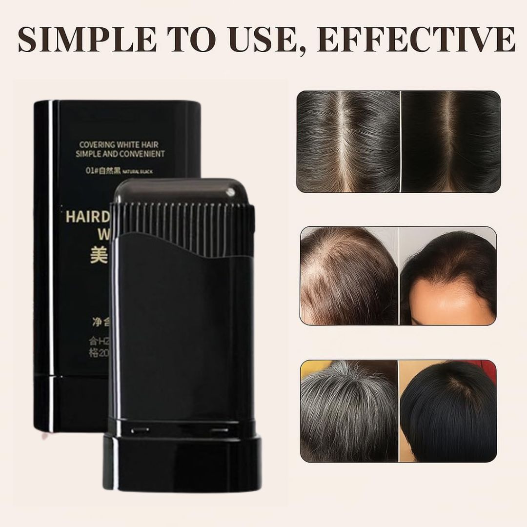 2-In-1 Instant Hair Colour Stick (Free Delivery)