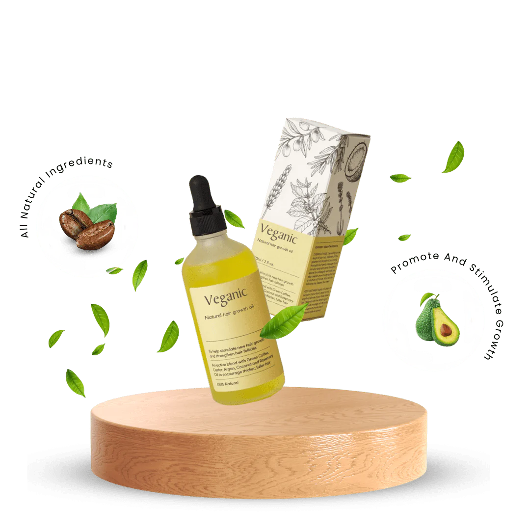 Veganic Shiny Hair Growth Oil (Buy 1 Get 1 Free)