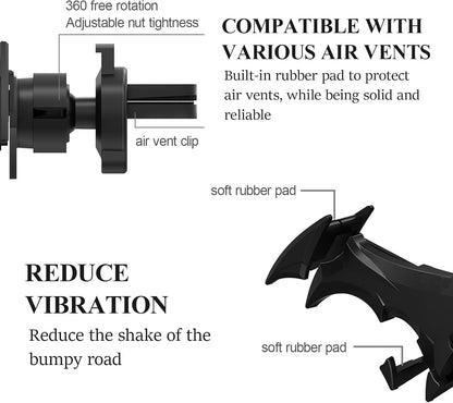 Batman Style 360° Car Smartphone Holder