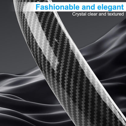 New Carbon Fiber Steering Wheel Cover (Free 1 Year Warranty)