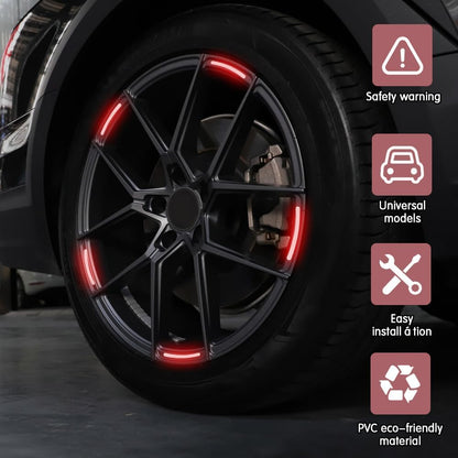 AutoGlow Luminous Reflective Rim Stickers (Buy 1 Pack Get 1 Free)