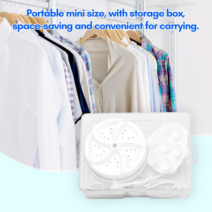 2-In-1 Mini Portable Washing Machine ( 1-Year Warranty)