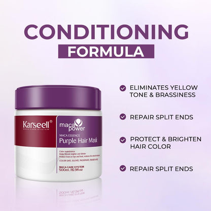 Karseell Maca Power Purple Hair Mask (Buy 1 Get 1 Free)