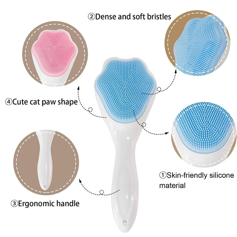 Silicone Facial Cleansing Brush Skin Skin Easy to Clean Scrubber