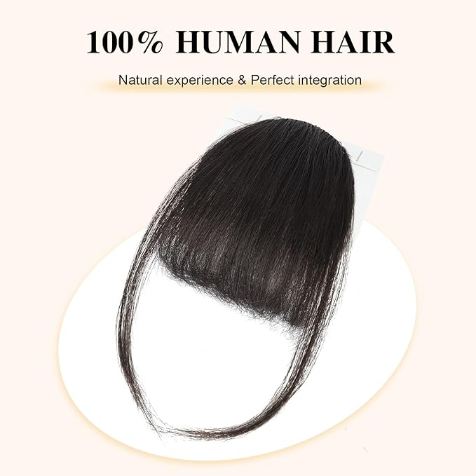 Natural-Front Hair Extension (Human Natural Black)