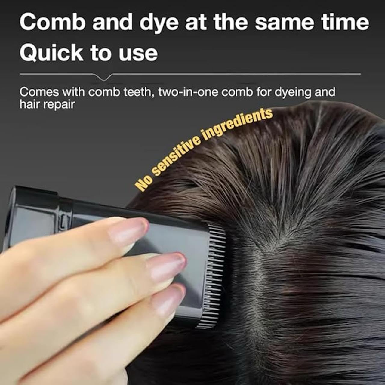 2-In-1 Instant Hair Colour Stick (Free Delivery)