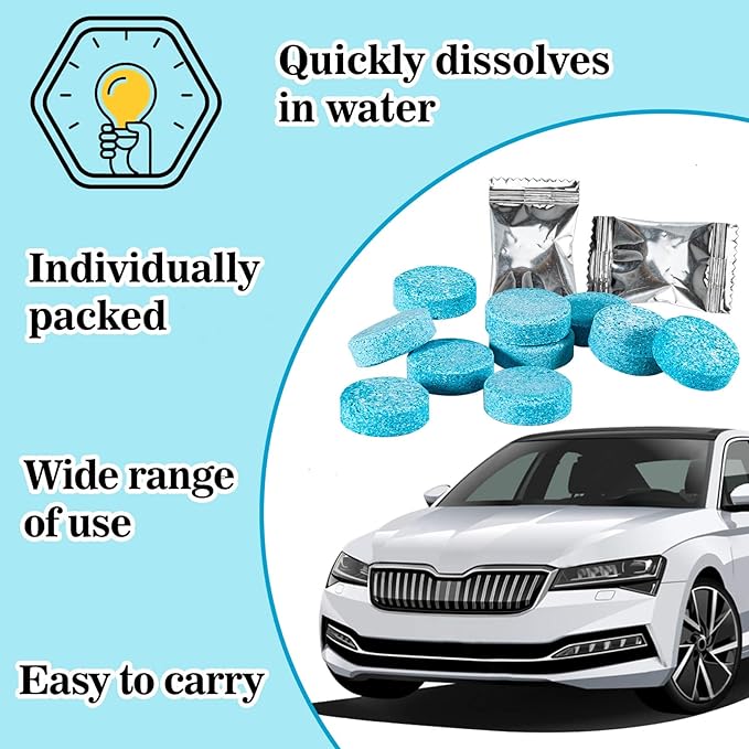 O - Windshield Cleaning Tablets (Buy 1 Pack Get 1 Pack FREE)