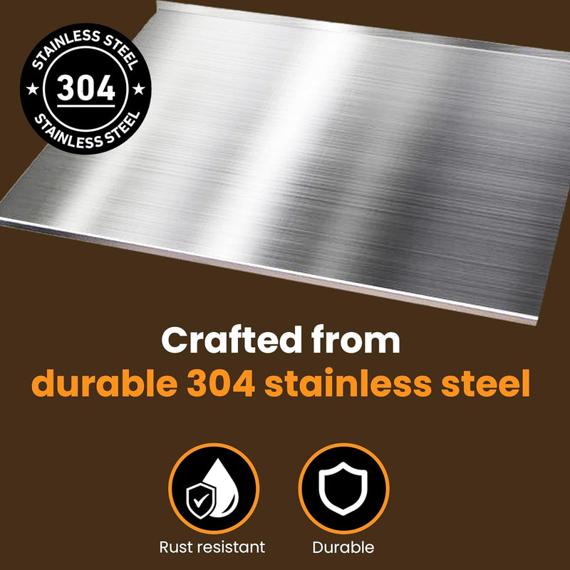 Multi-Purpose Stainless Steel Chopping Board