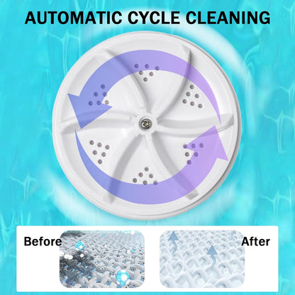 2-In-1 Mini Portable Washing Machine ( 1-Year Warranty)
