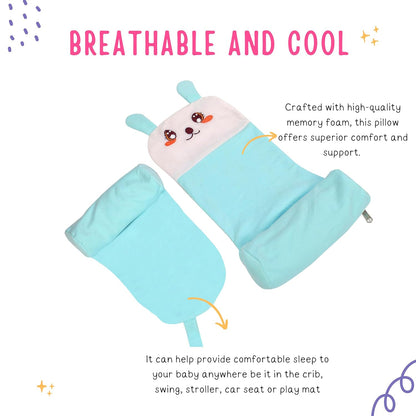 Little Ones Head Shaping Neck Pillow (Free Washable Covers)