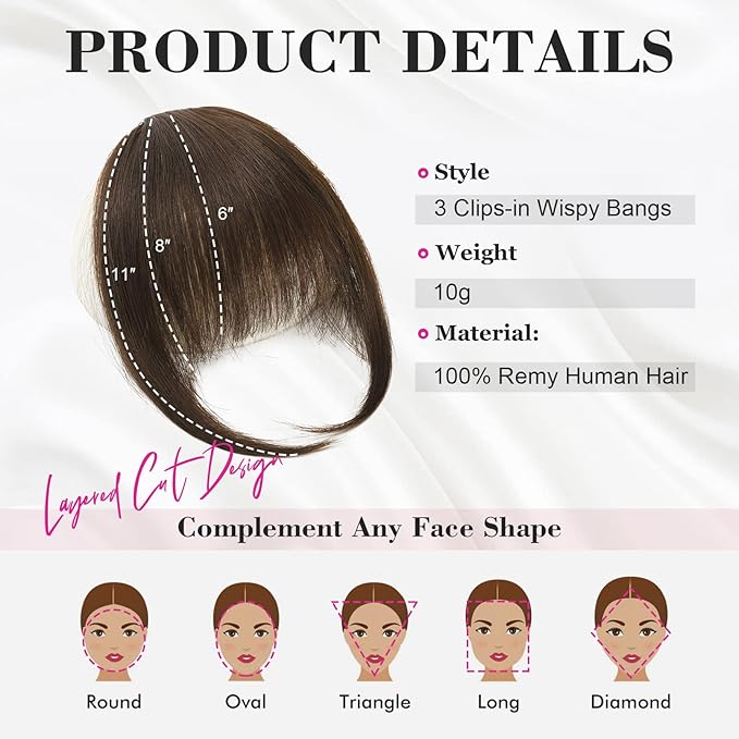 Natural-Front Hair Extension (Human Natural Black)