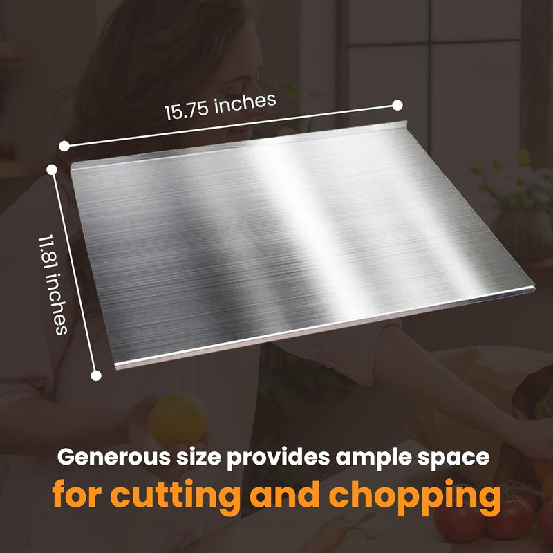 Multi-Purpose Stainless Steel Chopping Board