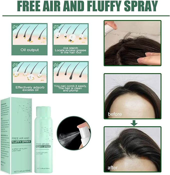 Instant Fluffy Hair Volumiser Spray (Buy 1 Get 1 FREE)