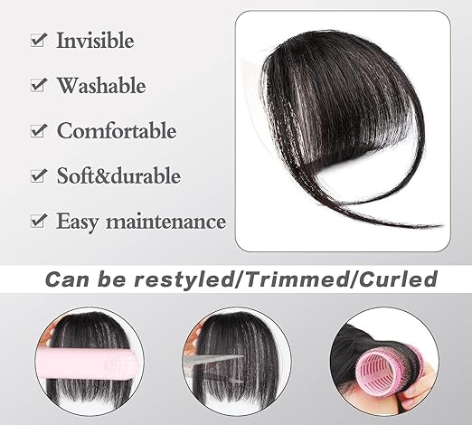 Natural-Front Hair Extension (Human Natural Black)