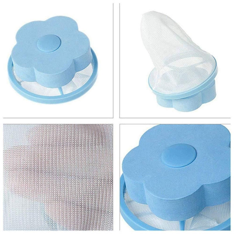 Washing Machine Floating Lint Mesh Bag (Pack of 3)