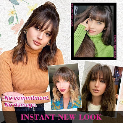 Natural-Front Hair Extension (Human Natural Black)