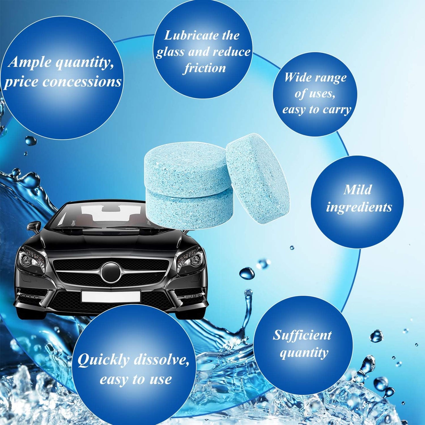 O - Windshield Cleaning Tablets (Buy 1 Pack Get 1 Pack FREE)