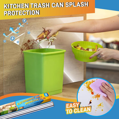 Electrostatic Wall Protection Film – Transparent, Self-Adhesive (Buy 1 Get 1 Free)