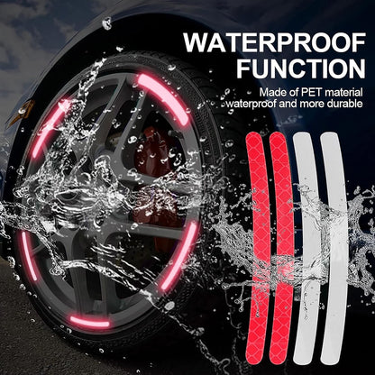 AutoGlow Luminous Reflective Rim Stickers (Buy 1 Pack Get 1 Free)