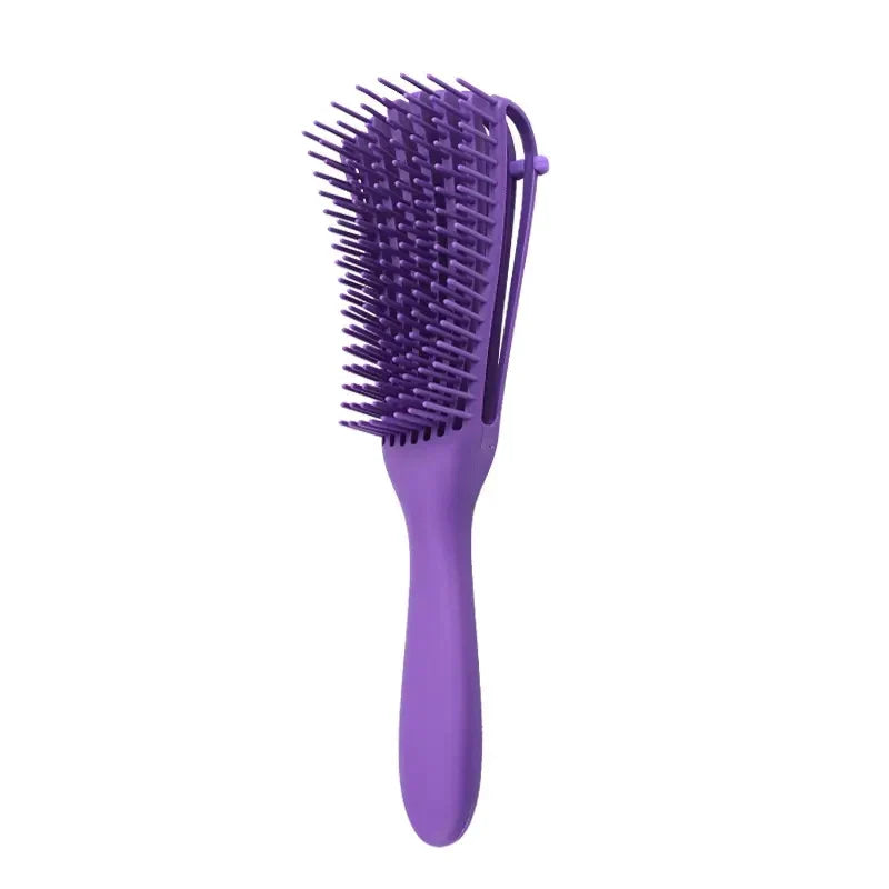 Brush for Detangling and Defining Curly and Afro hair - Anti-tangle comb