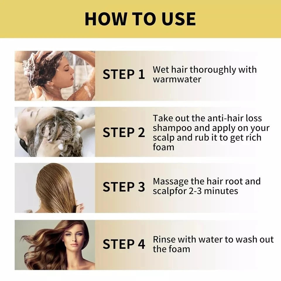 Japanese Natural Anti-Hair Fall Shampoo (Buy 1 Get 1 Free)