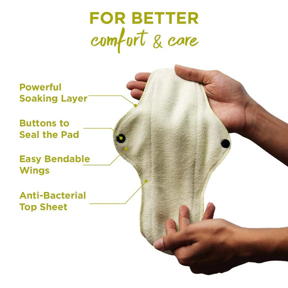 High Quality Reusable Sanitary Pads (Buy 1 Get 1 Free)